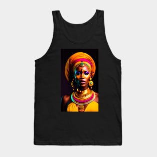 Colorful tribal queen Tank Top